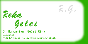 reka gelei business card